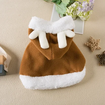 Hooded Cloak Christmas Pet Costume - Image 4