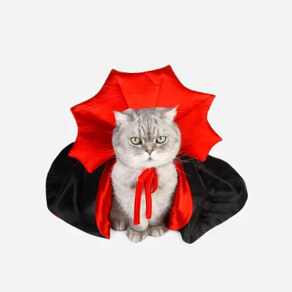 Two-tone Vampire Cloak Halloween Costume - Image 3