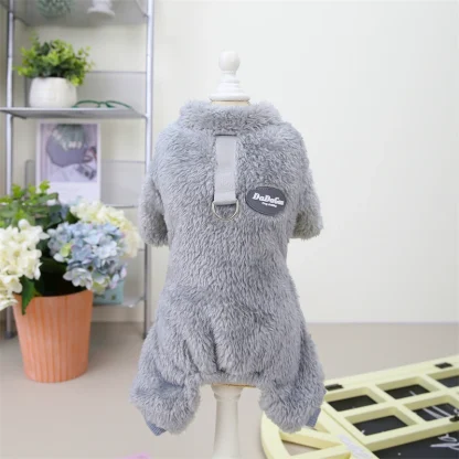 Comfy Fleece Lined Pet Jumpsuit