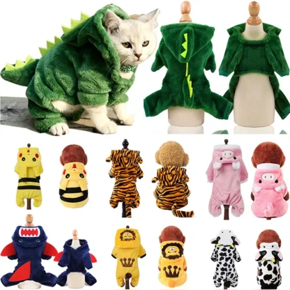 Funny Dinosaur Jumpsuit for Small Pets - Image 6