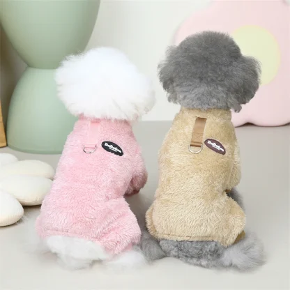 Comfy Fleece Lined Pet Jumpsuit - Image 7