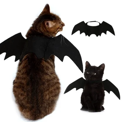 Black Bat Wings Halloween Costume - Image 3