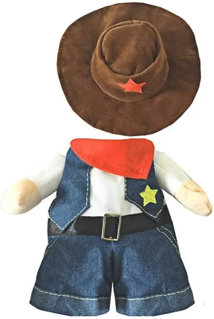 Funny Pet Cowboy Outfit with Hat