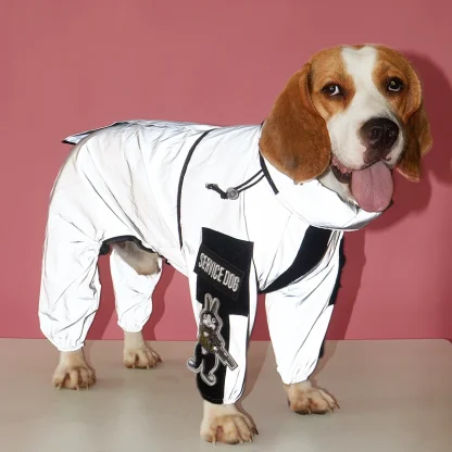 Reflective Jumpsuit with Waterproof Design - Image 9