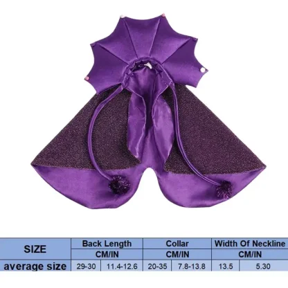 Witch Cloak Pet Halloween Costume - Image 8