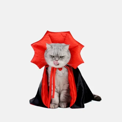 Two-tone Vampire Cloak Halloween Costume - Image 2