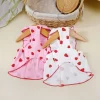 Bow Dress with Strawberry Pattern - Image 3