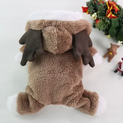 Cozy Fleece Elk Costumes with Antler - Image 10