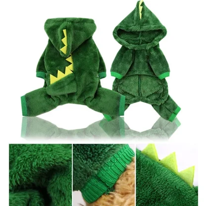 Funny Dinosaur Jumpsuit for Small Pets - Image 5