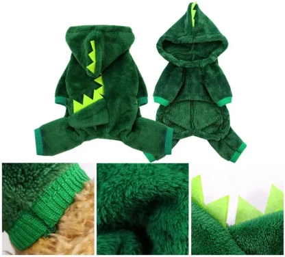 Warm Dinosaur Costume with Hood - Image 5