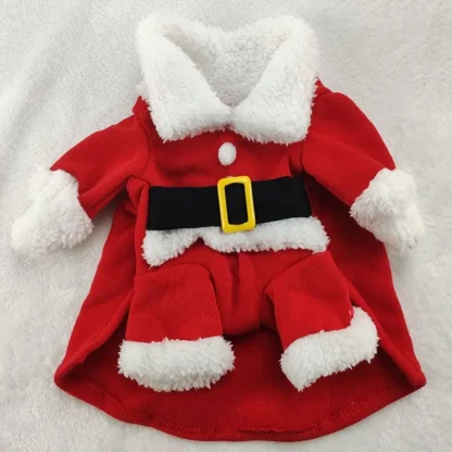 Christmas Santa Clothes with Collar
