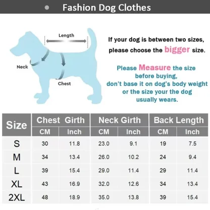 Quilted Pet Clothes with Warm Fleece - Image 13