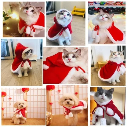 Cute Christmas Cloak Costume with Hood - Image 7
