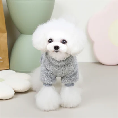 Comfy Fleece Lined Pet Jumpsuit - Image 3