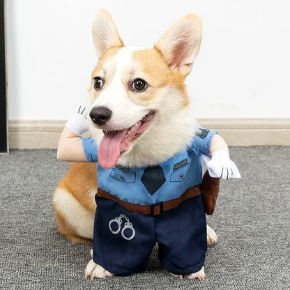 Funny Police Uniform with Mini Hands