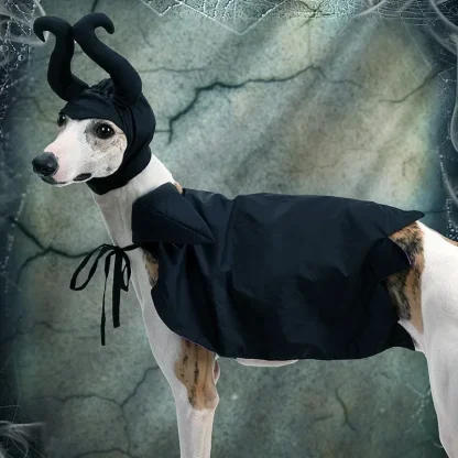 Funny Witch Outfit with Horn Headpiece - Image 6