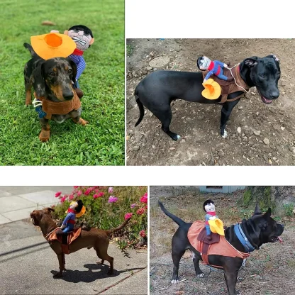 Funny Costume with 3D Riding Cowboy - Image 6