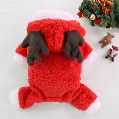Cozy Fleece Elk Costumes with Antler - Image 3