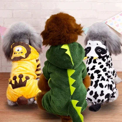 Funny Dinosaur Jumpsuit for Small Pets - Image 3