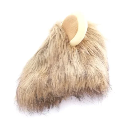 Funny Lion Wig with Ears for Pets - Image 2