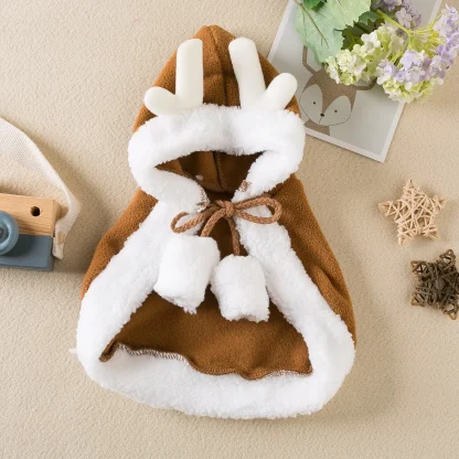 Hooded Cloak Christmas Pet Costume - Image 3