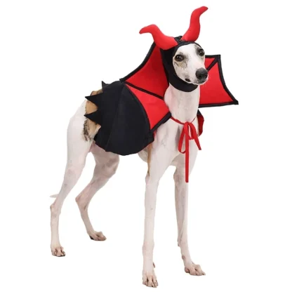 Spooky Pet Vampire Cloak for Halloween - Image 9