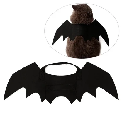 Black Bat Wings Halloween Costume - Image 4
