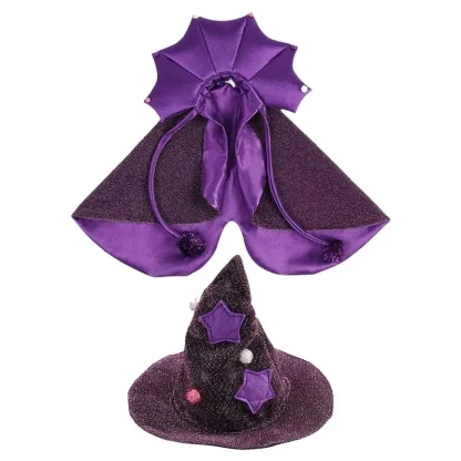 Witch Cloak Pet Halloween Costume - Image 2