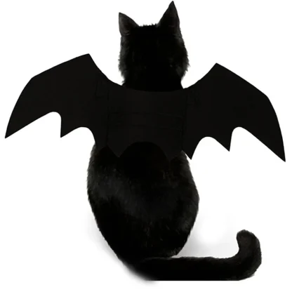 Black Bat Wings Halloween Costume - Image 7
