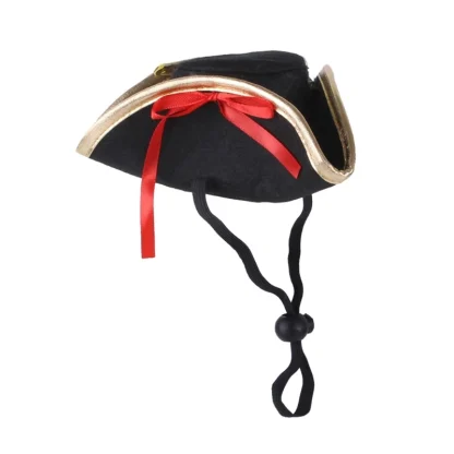 Pet Captain Hat with Adjustable String - Image 2