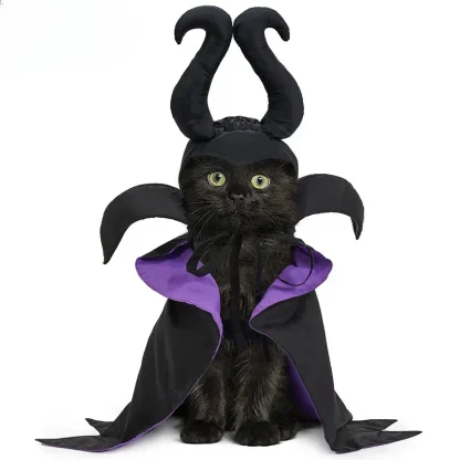 Funny Witch Outfit with Horn Headpiece - Image 4