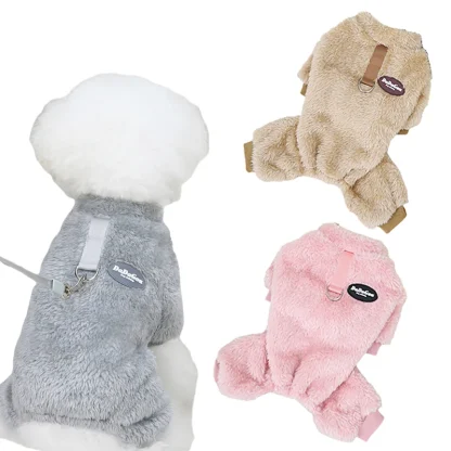 Comfy Fleece Lined Pet Jumpsuit - Image 13