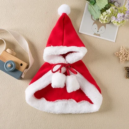 Hooded Cloak Christmas Pet Costume - Image 5