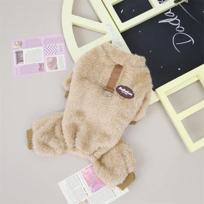 Comfy Fleece Lined Pet Jumpsuit - Image 10