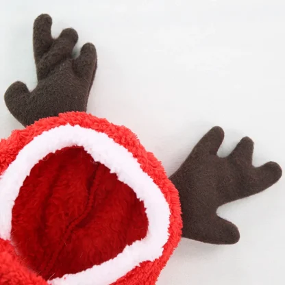 Cozy Fleece Elk Costumes with Antler - Image 8