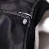 Black Faux Leather Jacket for Pets - Image 8