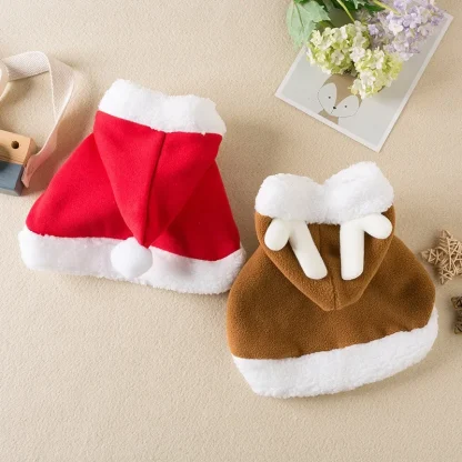 Hooded Cloak Christmas Pet Costume - Image 7