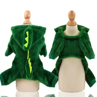 Warm Dinosaur Costume with Hood